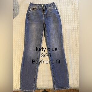 Judy Blue Women's Boyfriend Fit Jeans - Blue